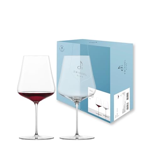 Zwiesel Glas Burgunder Rotweinglas Duo (2-er Set), hand- und maschinengefertigte Burgundergläser für Rotwein, spülmaschinenfeste Tritan-Kristallgläser (Art.-Nr. 123471) von Zwiesel Glas
