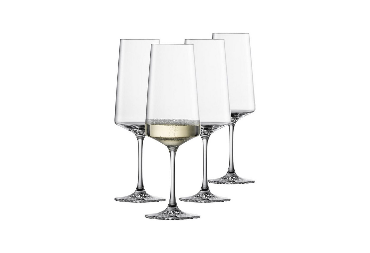 Zwiesel Glas Champagnerglas ECHO Champagnergläser 395 ml 4er Set, Glas von Zwiesel Glas