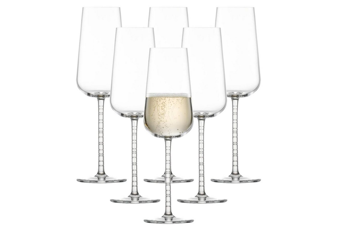 Zwiesel Glas Champagnerglas Journey Champagnergläser 358 ml 6er Set, Glas von Zwiesel Glas