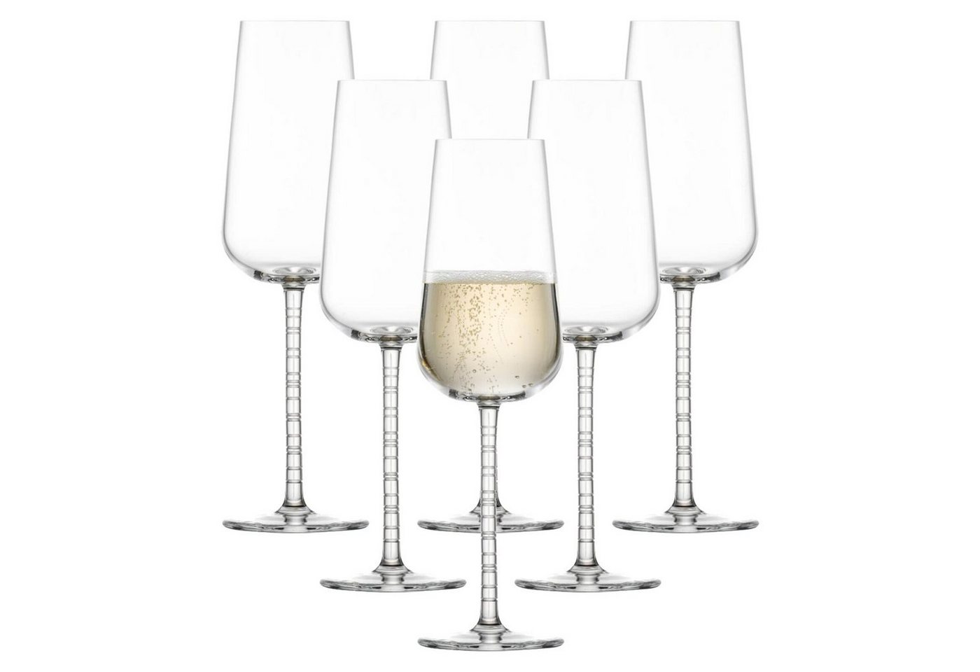 Zwiesel Glas Champagnerglas Journey Champagnergläser 358 ml 6er Set, Glas von Zwiesel Glas