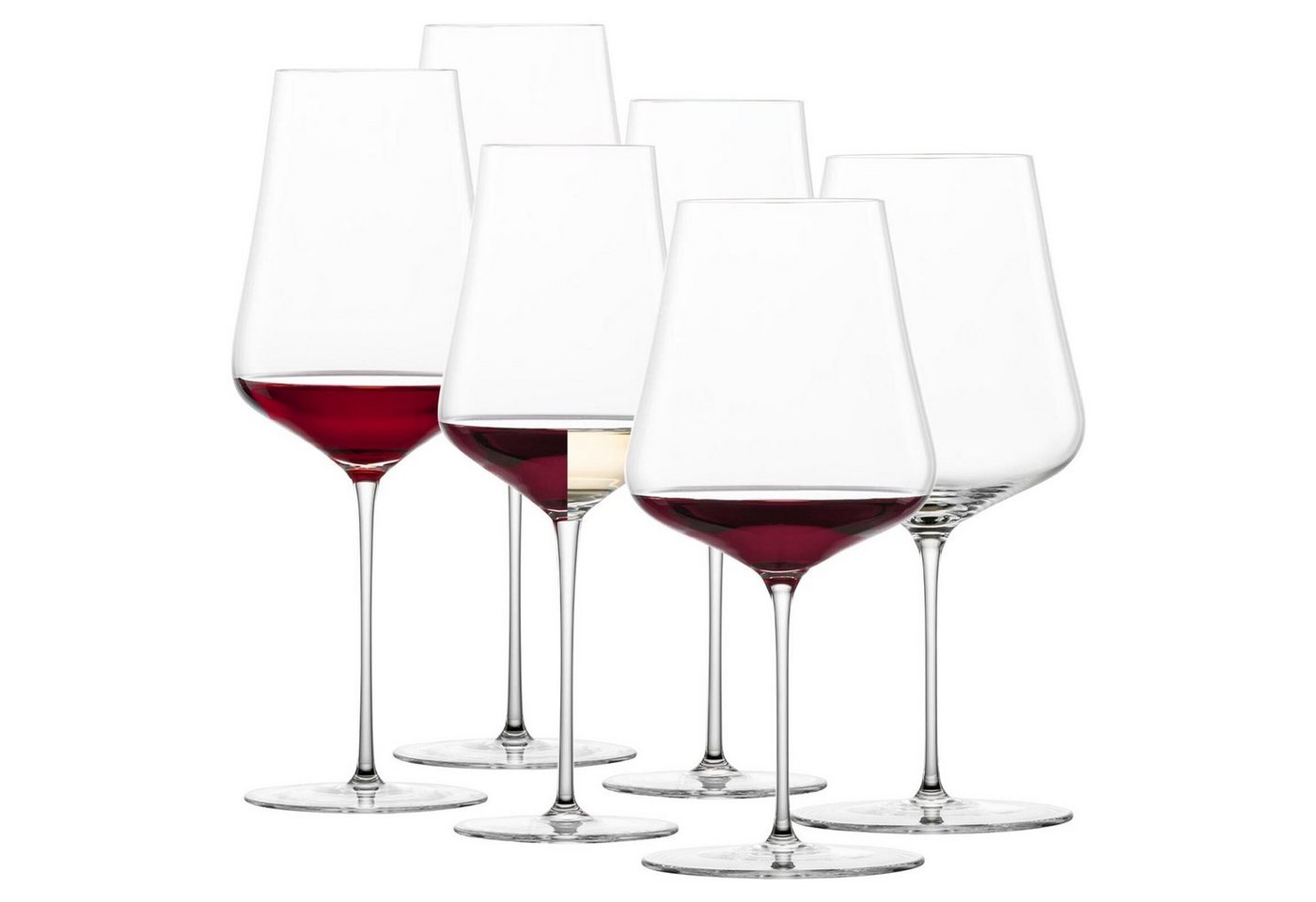 Zwiesel Glas Glas Duo Rot- und Weißweingläser 6er Set, Glas von Zwiesel Glas