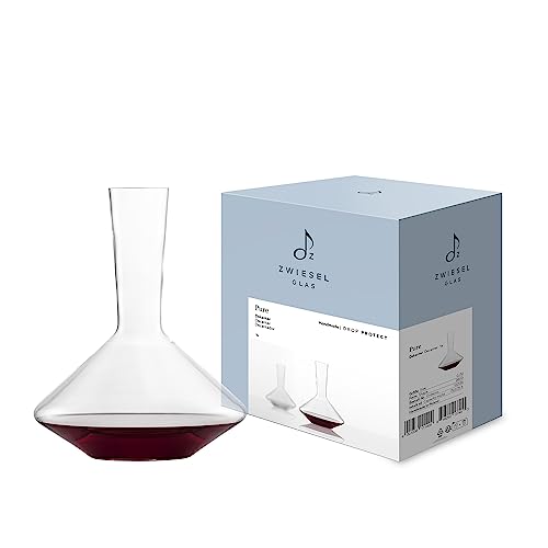 Zwiesel Glas Rotwein Dekanter Pure (1 Stück), edle Karaffe für Rotwein mit Drop Protect Technologie, Tritan®-Kristallglas, Made in Germany (Art.-Nr. 122534) von Zwiesel Glas