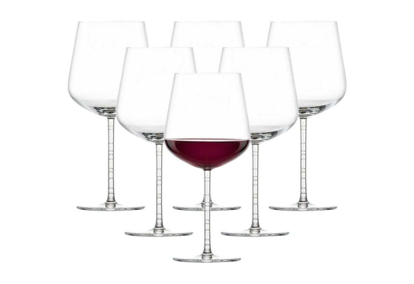 Zwiesel Glas Rotweinglas Journey Burgunder Rotweingläser 805 ml 6er Set, Glas von Zwiesel Glas