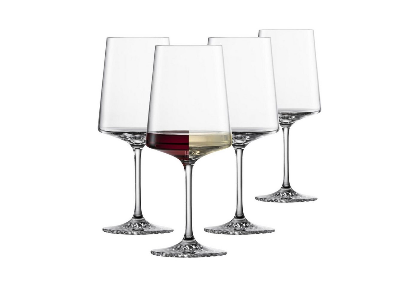 Zwiesel Glas Weinglas ECHO Allround Weingläser 572 ml 4er Set, Glas von Zwiesel Glas