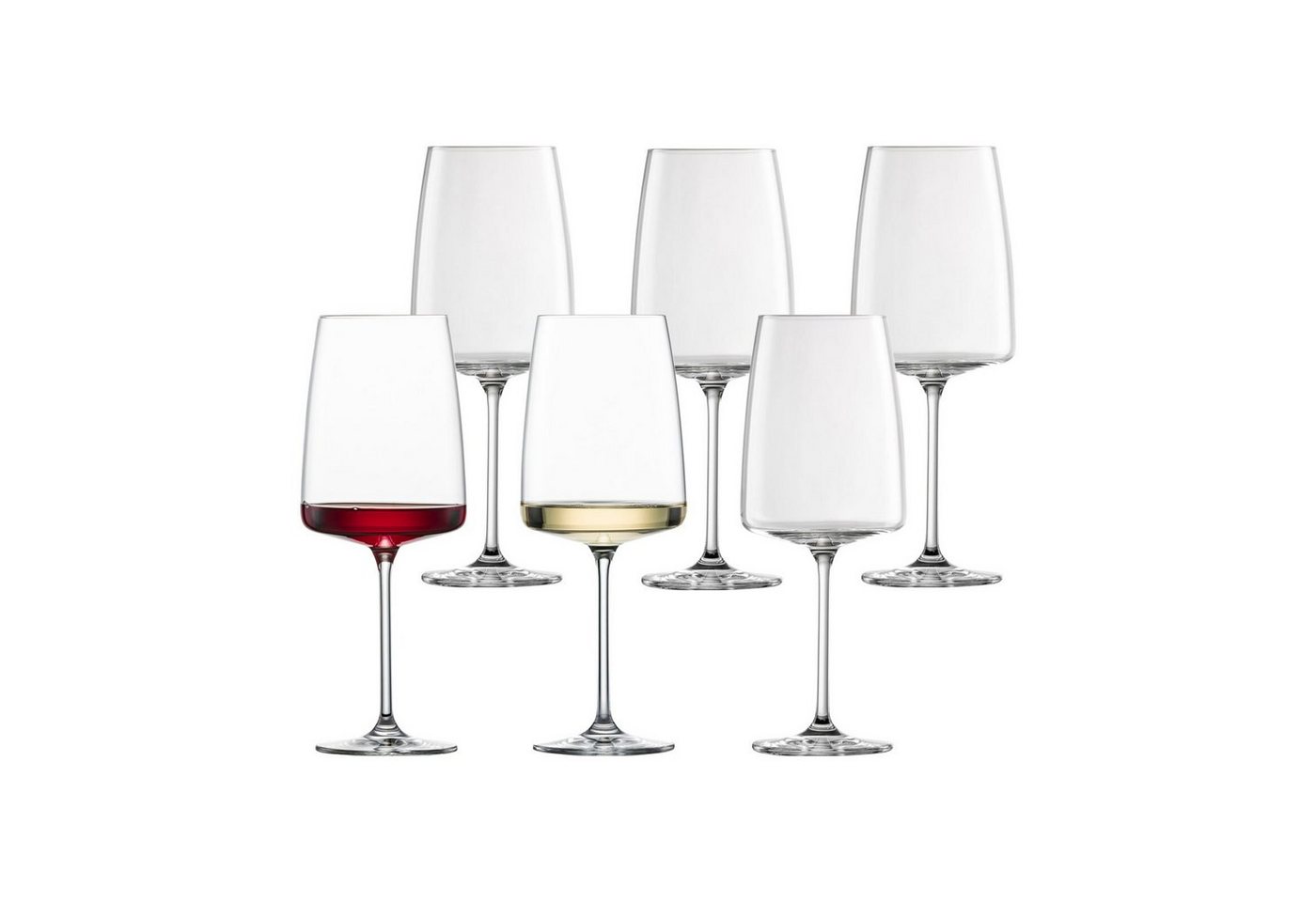 Zwiesel Glas Weinglas Vivid Senses Weingläser 660 ml 6er Set, Glas von Zwiesel Glas