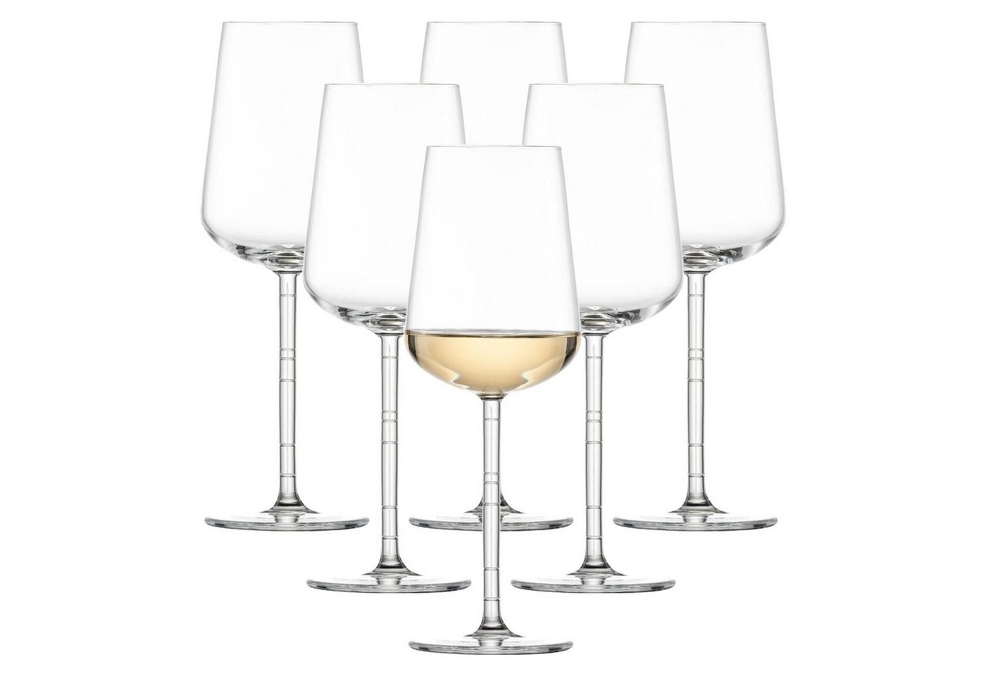 Zwiesel Glas Weißweinglas Journey Weißweingläser 446 ml 6er Set, Glas von Zwiesel Glas