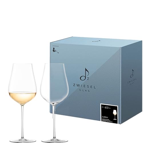 Zwiesel Glas x Tim Raue Weißwein- und Portweinglas Kolibri (2-er Set), in Handarbeit mundgeblasene Weingläser, edle Kristallgläser für Weißwein (Art.-Nr. 124274) von Zwiesel Glas
