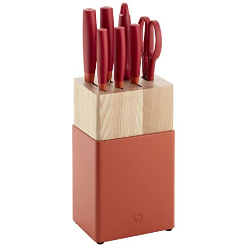 Set of 5 Block Knives in Block Zwilling Now S red von Zwilling