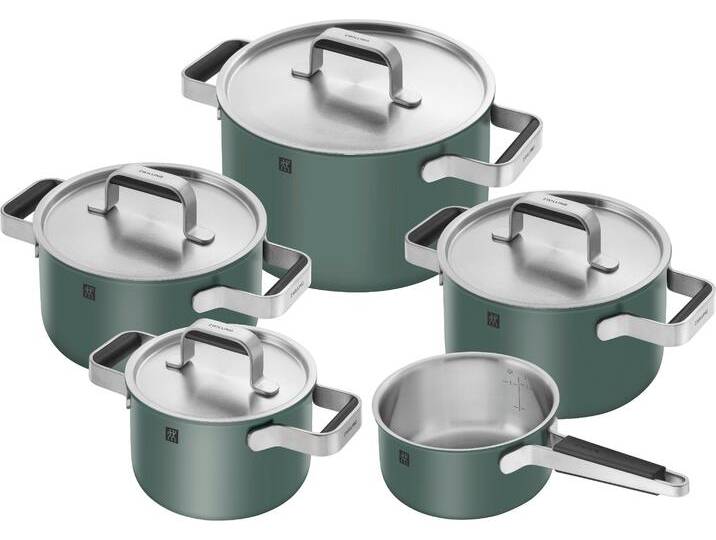 Topf-Set ZWILLING Pure , grün, Töpfe, Stay-Cool-Griffe, 3-lagige Bodentechnologie Topf-Set ZWILLING Pure , grün, Töpfe, Stay-Cool-Griffe, 3-lagige Bodentechnologie von Zwilling