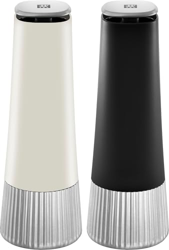 ZWILLING Spices Gewürzmühlen-Set, 2-tlg, Keramikmahlwerk, stufenlos verstellbar, fein bis grob, für Salz, Pfeffer, Gewürze, elfenbein und schwarz ZWILLING Spices Gewürzmühlen-Set, 2-tlg, Keramikmahlwerk, stufenlos verstellbar, fein bis grob, für Salz, Pfeffer, Gewürze, elfenbein und schwarz von ZWILLING