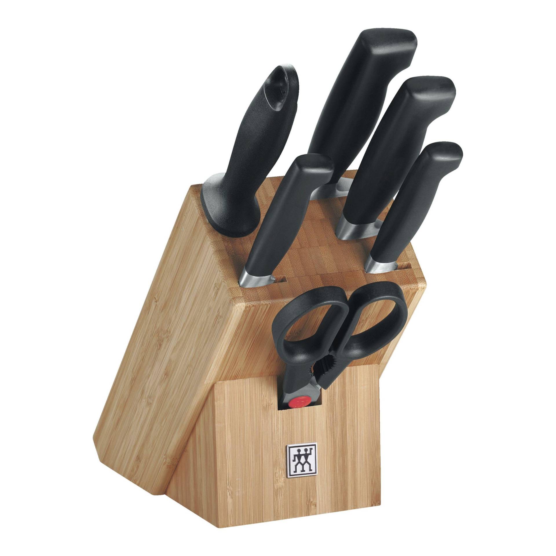 ZWILLING **** VIER STERNE Messerblockset 7-tlg, Natur von Zwilling