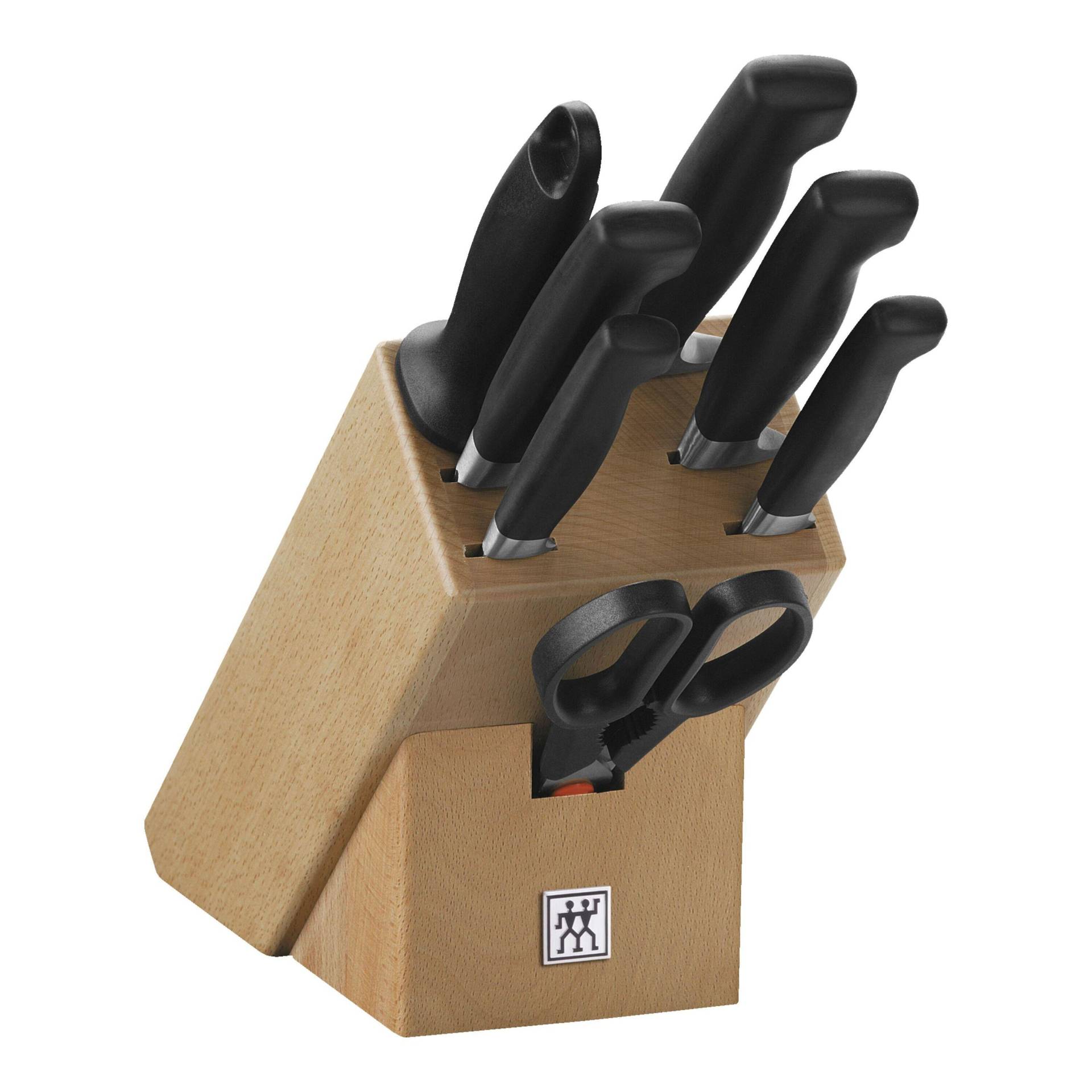 ZWILLING **** VIER STERNE Messerblockset 8-tlg, Natur von Zwilling