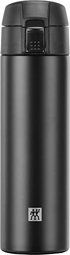 ZWILLING Thermo Thermoflasche, Reisebecher, Doppelwandisolierung, Sicherheitsverschluss, 450 ml, Höhe: 22,8 cm, Schwarz von Zwilling