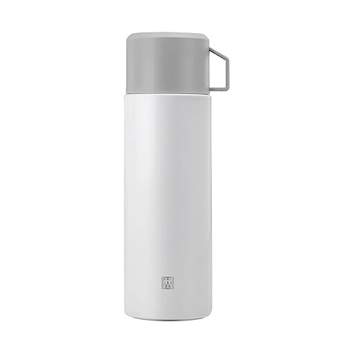 ZWILLING Thermo Isolierflasche, Integrierte Tasse, Thermokanne, Doppelwandisolierung, 1 L, Höhe: 28, 1 cm, Weiß, small von Zwilling