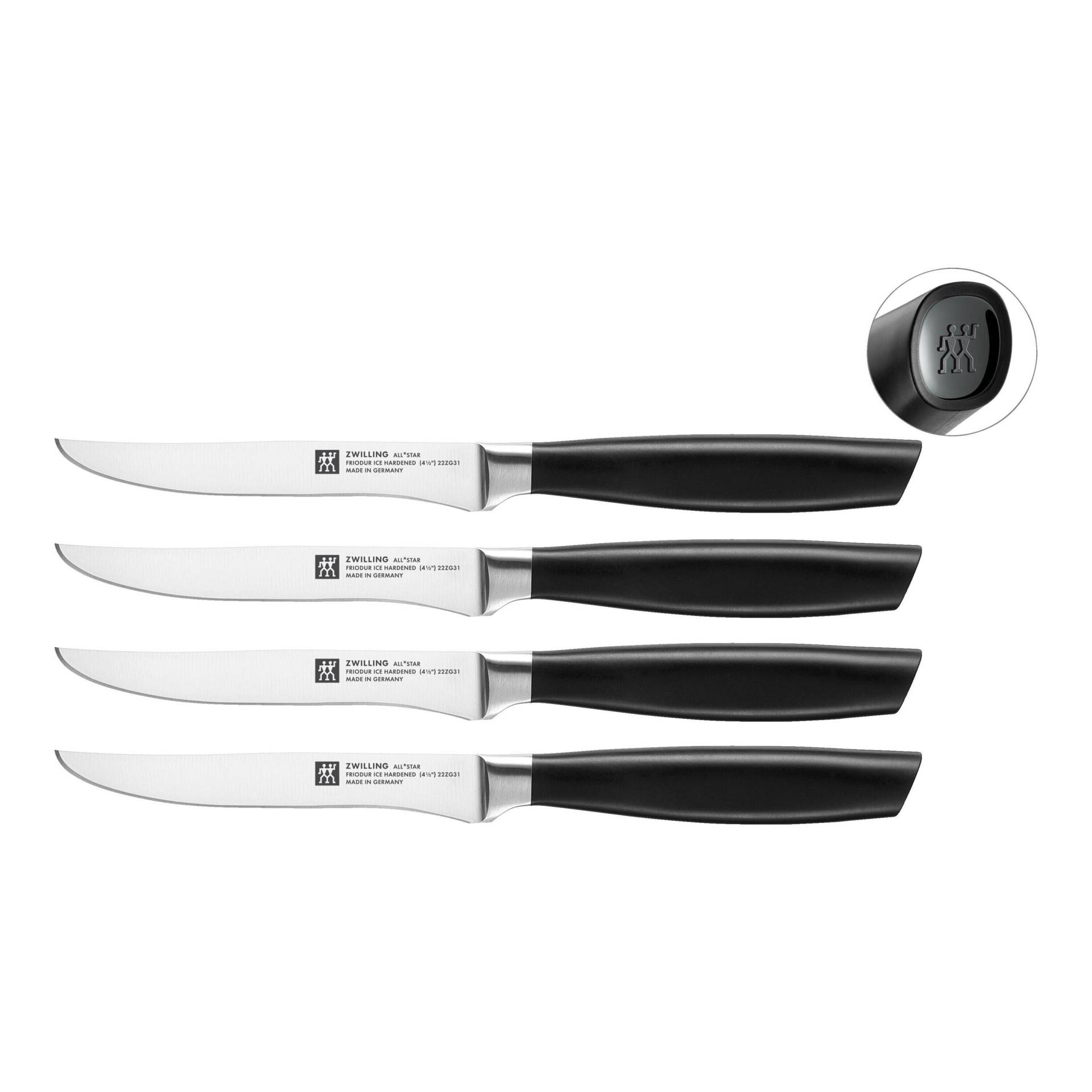 ZWILLING All * Star Steakmesserset 4-tlg, Schwarz von Zwilling