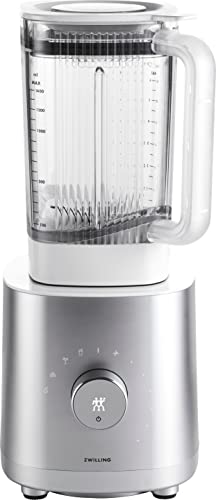 ZWILLING ENFINIGY Standmixer Universal 1.4 Liter, Mixer mit Edelstahl-Kreuzklinge & 1200-Watt-Hochleistungsmotor, Silber von Zwilling