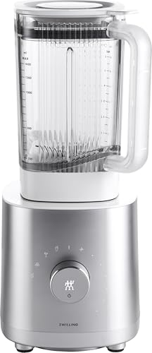 ZWILLING ENFINIGY Standmixer Universal 1.4 Liter, Mixer mit Edelstahl-Kreuzklinge & 1200-Watt-Hochleistungsmotor, Silber von Zwilling