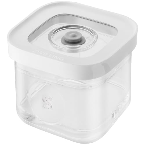 ZWILLING FRESH & SAVE CUBE Box, Größe S, Modulare & Stapelbare Vorratsdose, Luftdichte & Vakuumierbare Aufbewahrung, Spülmaschinengeeignet, Transparent von Zwilling