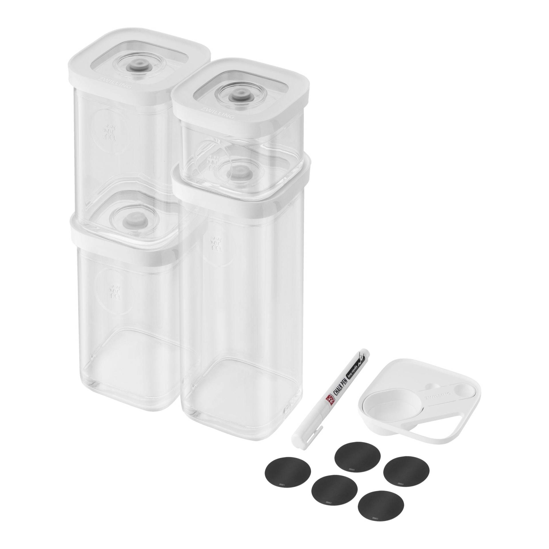 ZWILLING Fresh & Save CUBE Set, S / 6-tlg, Transparent-Weiß von Zwilling