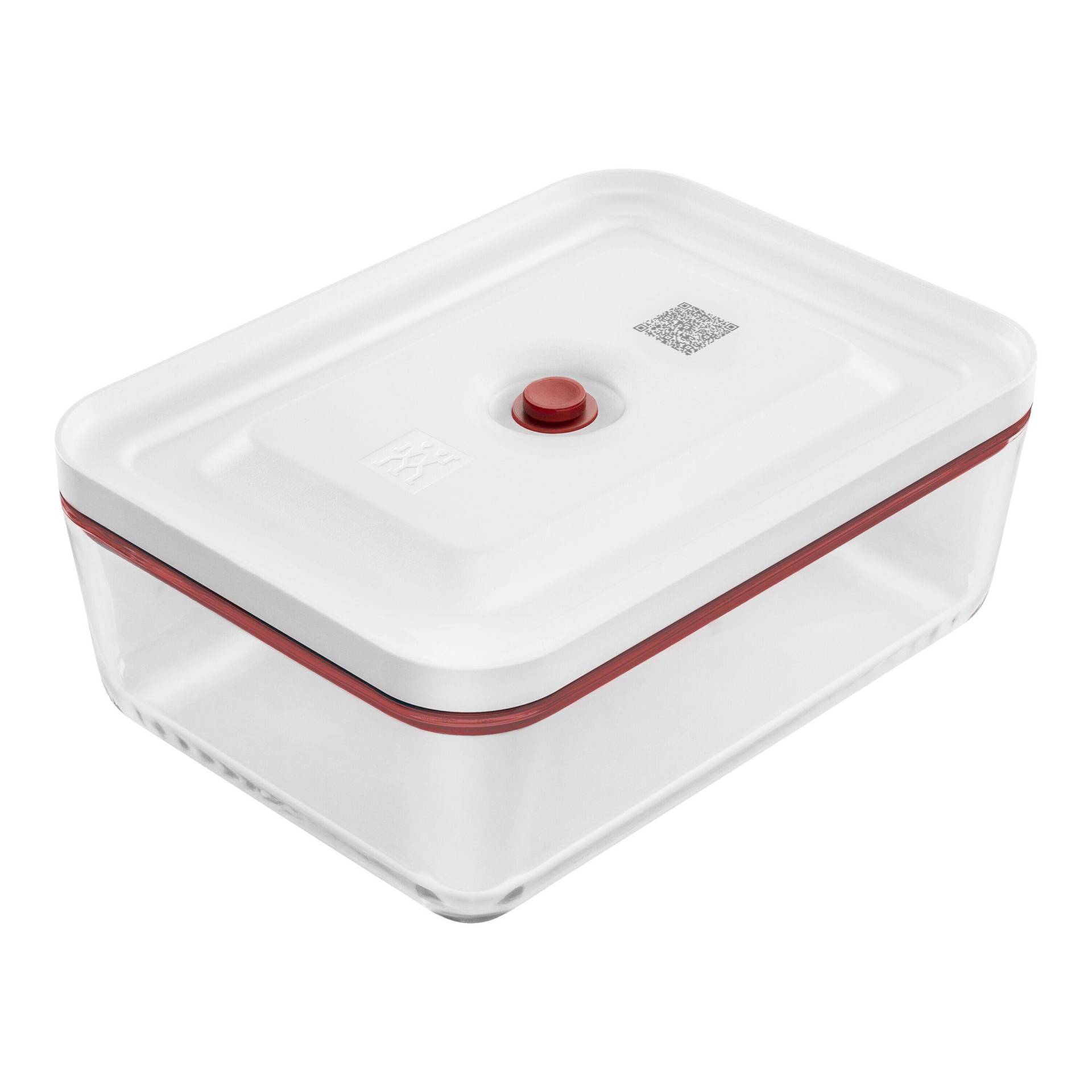 ZWILLING Fresh & Save Vakuum Kühlschrankbox, Glas, Rot von Zwilling