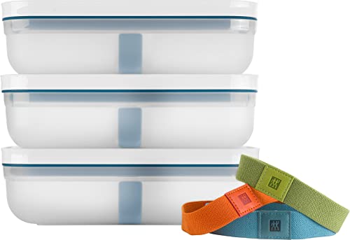 ZWILLING Fresh & Save Vakuum Lunchboxenset, Größe L, 3tlg, Kunststoff, La Mer von ZWILLING