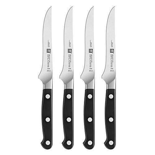 ZWILLING J.A. Henckels KC58848 ZWILLING Pro 4-pc Steak Knife Set, 18/8, Black/Stainless Steel von Zwilling