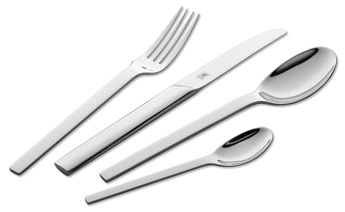 ZWILLING Minimale Bestecket 68-tlg, Für 12 Personen, 18/10 Edelstahl/Hochwertiger Klingenstagl, Mattiert, Silber von Zwilling