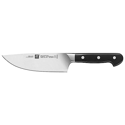 ZWILLING Pro Kochmesser, Klingenlänge: 16 cm, Rostfreier Spezialstahl, Kunststoffgriff, Schwarz von Zwilling