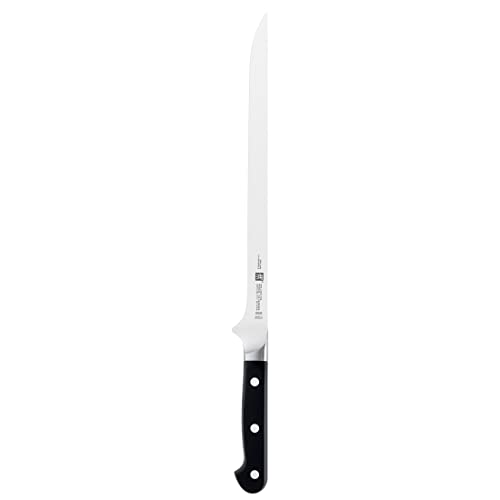 ZWILLING Pro Schinkenmesser, Klingenlänge: 26 cm, Rostfreier Spezialstahl, Kunststoffgriff, Schwarz von Zwilling