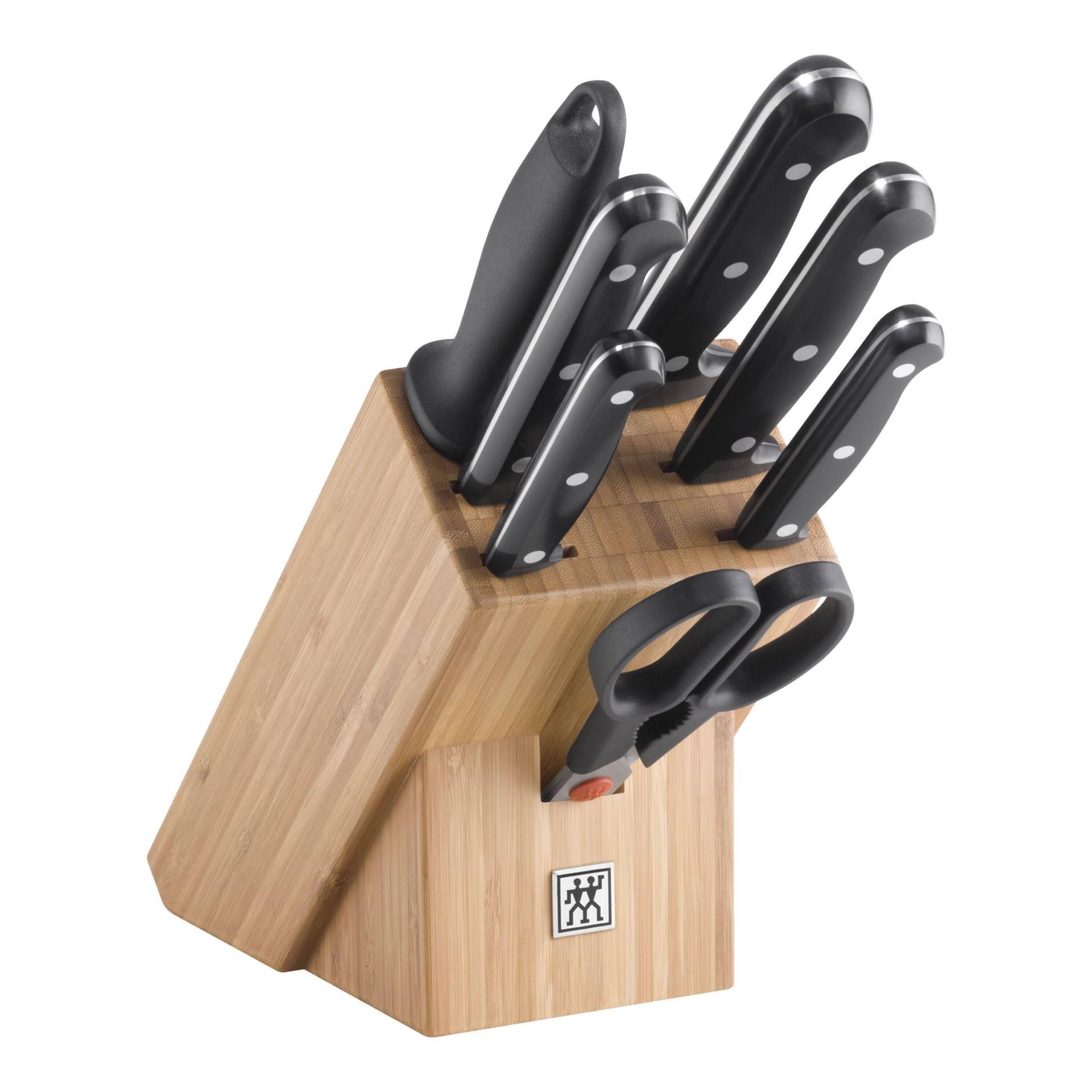 ZWILLING TWIN Chef 2 Messerblockset 8-tlg, Natur von Zwilling