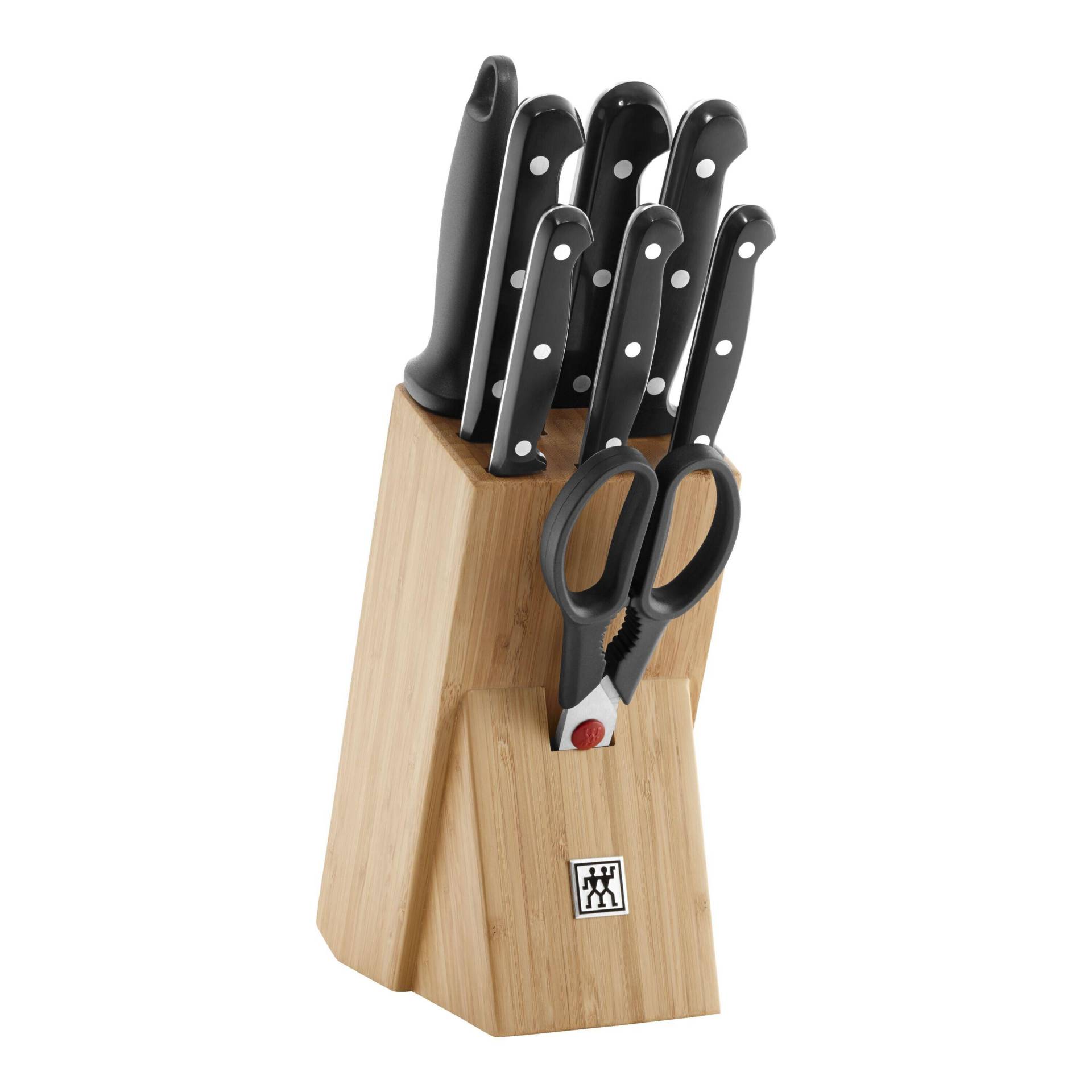 ZWILLING TWIN Chef 2 Messerblockset 9-tlg, Natur von Zwilling