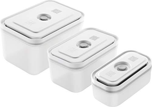 ZWILLING ZWILLING VAKUUM BOXSET, S/M/L / 3-TLG, KUNSTSTOFF, WEISS, Fresh & Save, 19 x 5 cm von ZWILLING