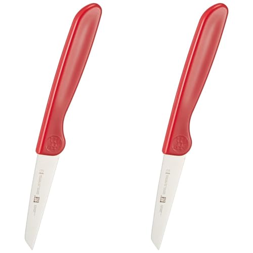 Zwilling 1002669 38041070 Küchenmesser, 70 mm, Rot (Packung mit 2) von Zwilling