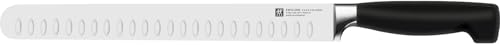ZWILLING Vier Sterne Fleischmesser 26 cm, Rostfreier Spezialstahl, Ergonomischer Kunststoff-Griff, Schwarz [Made in Germany] von ZWILLING