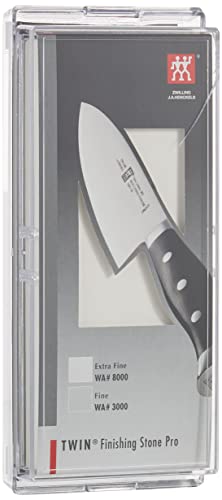 ZWILLING Twin Finishing Stone Pro Wetzstein/Schleifstein, Körnung 3000/8000, Größe 20x9x4cm von ZWILLING