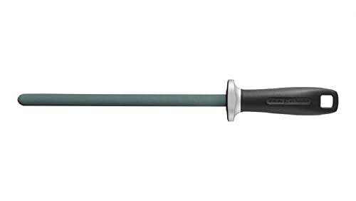 ZWILLING Wetzstahl aus Keramik, Länge: 23 cm, Kunststoffgriff mit Aufhängöse, Schwarz von ZWILLING