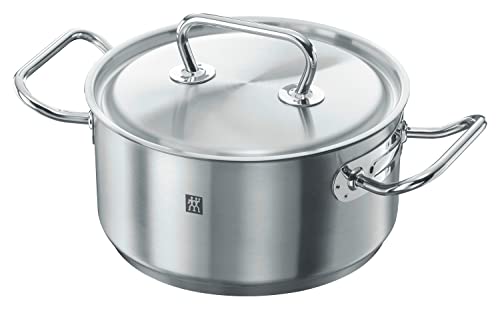 ZWILLING Twin Classic Bratentopf mit Deckel, 20 cm, 3 L, Induktionsgeeignet, Edelstahl von ZWILLING