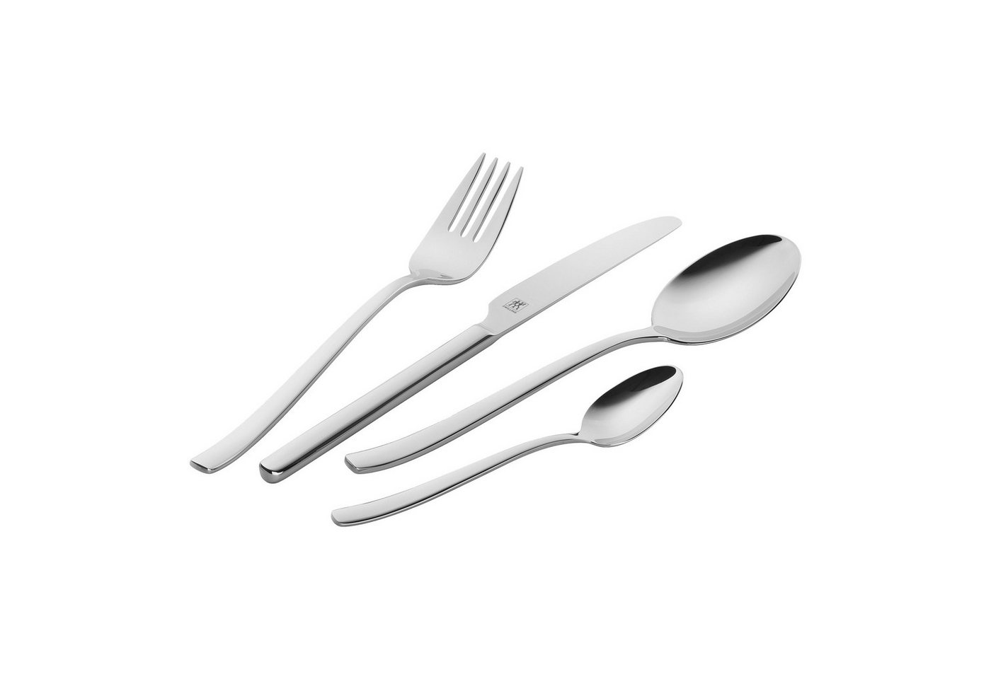 Zwilling Besteck-Set Besteckgarnitur ZWILLING ANDREWS grau Besteck Besteckset Besteck-Set von Zwilling