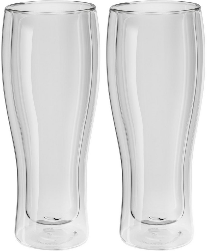 Zwilling Bierglas Sorrento Bar, Borosilikatglas, Doppelwandig, Borosilikatglas, 2-tlg., je 410 ml Zwilling Bierglas Sorrento Bar, Borosilikatglas, Doppelwandig, Borosilikatglas, 2-tlg., je 410 ml von Zwilling