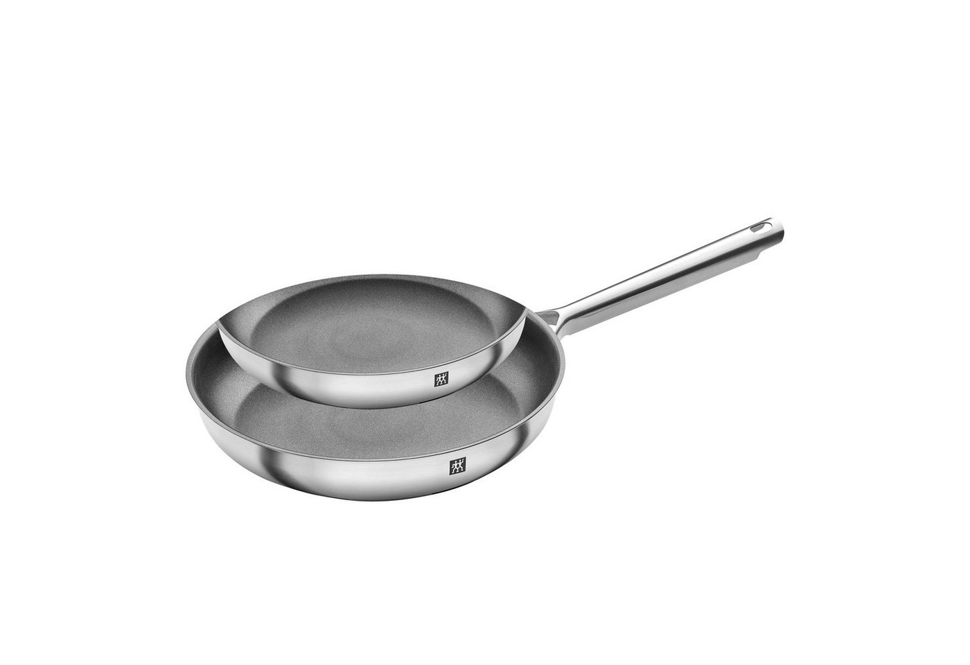 Zwilling Bratpfanne Pfannen-Set ZWILLING TRUE FLOW LBH 50x29x11 cm silber Bratpfanne von Zwilling