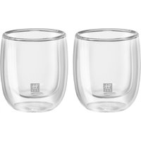 Zwilling Espressoglas "Gläser-Set Sorrento, 2er Set", (Set, 2 tlg., 2x Sorrento Espresso Glas), doppelwandig, Fassungsvermögen je Glas ca. 80 ml von Zwilling