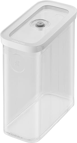 ZWILLING FRESH & SAVE CUBE Box, Größe 3M, Modulare & Stapelbare Vorratsdose, Luftdichte & Vakuumierbare Aufbewahrung, Spülmaschinengeeignet, Transparent von ZWILLING