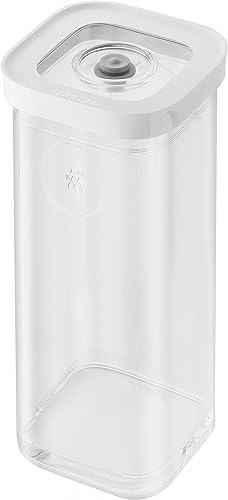 ZWILLING FRESH & SAVE CUBE Box, Größe 3S, Modulare & Stapelbare Vorratsdose, Luftdichte & Vakuumierbare Aufbewahrung, Spülmaschinengeeignet, Transparent von ZWILLING