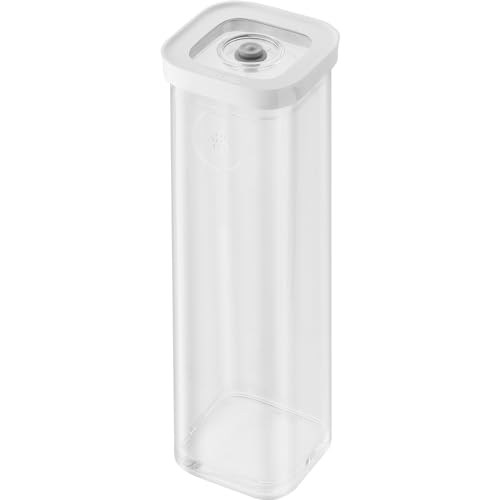 ZWILLING FRESH & SAVE CUBE Box, Größe 4S, Modulare & Stapelbare Vorratsdose, Luftdichte & Vakuumierbare Aufbewahrung, Spülmaschinengeeignet, Transparent von ZWILLING