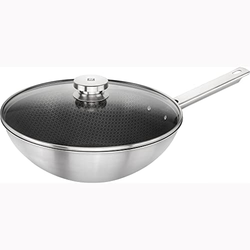 Zwilling Joy Plus Wok mit Deckel, Edelstahl, antihaftbeschichtet, 30,5 cm von Zwilling