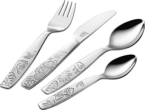 Zwilling Besteck, Edelstahl, Jungle, 4 couverts (manche argenté) von Zwilling