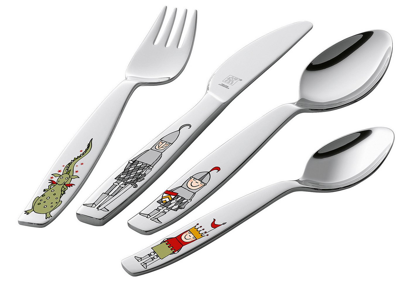 Zwilling Kochtopf ZWILLING Kinderbesteck Ritter Eckbert Edelstahl 4teilig, (Stück, 1-tlg., Kochtopf), Kochtopf, Bratentopf von Zwilling
