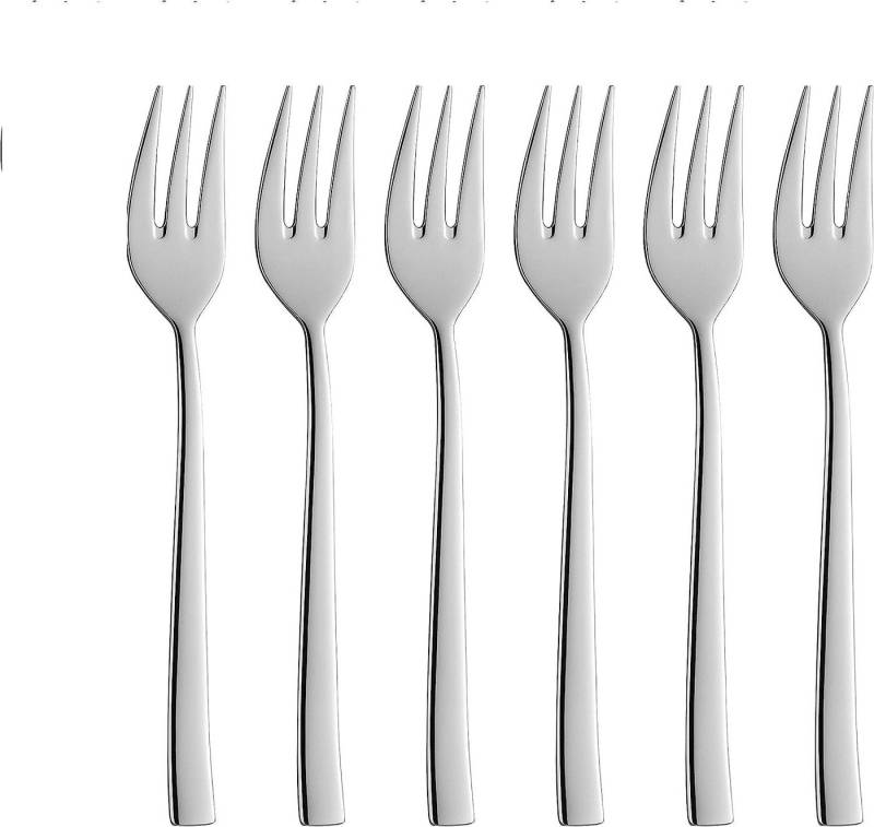Zwilling Kuchengabel Zwilling BELA 6 Stück Kuchengabel Besteck 18/10 Edelstahl (6 Stück) von Zwilling