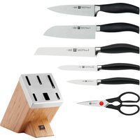 Zwilling Messerblock "***** FIVE STAR", 7 tlg., Selbstschärfender Messerblock, inkl. 5 Messer + Schere, Bambus Zwilling Messerblock "***** FIVE STAR", 7 tlg., Selbstschärfender Messerblock, inkl. 5 Messer + Schere, Bambus von Zwilling