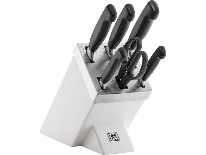 Zwilling Messerblock ****Vier Sterne (7tlg), selbstschärfend, weiß, weiß von Zwilling
